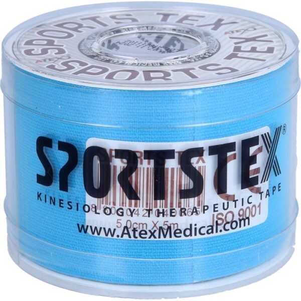 SPORTS TEX Kinesiologie Tape 5 cmx5 m blau 1 St.