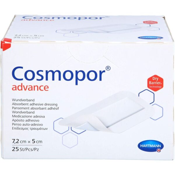 COSMOPOR Advance Wundverband 5x7,2 cm 25 St.