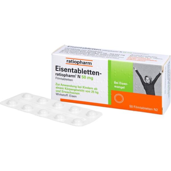 EISENTABLETTEN-ratiopharm N 50 mg Filmtabletten 50 St.