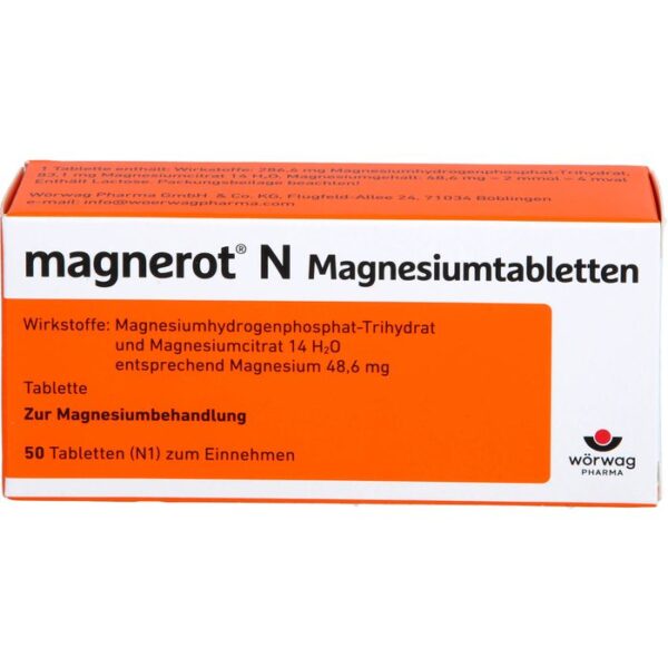 MAGNEROT N Magnesiumtabletten 50 St.