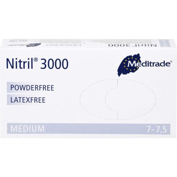 NITRIL 3000 Unt.Handschuhe unsteril M 100 St.