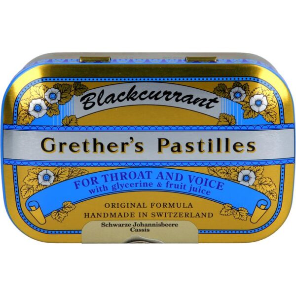 GRETHERS Blackcurrant Gold zh.Past.Dose 110 g