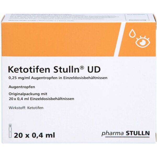 KETOTIFEN Stulln UD Augentropfen Einzeldosispip. 8 ml