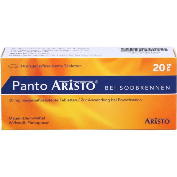 PANTO Aristo bei Sodbrennen 20 mg magensaftr.Tabl. 14 St.