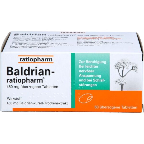 BALDRIAN-RATIOPHARM überzogene Tabletten 60 St.