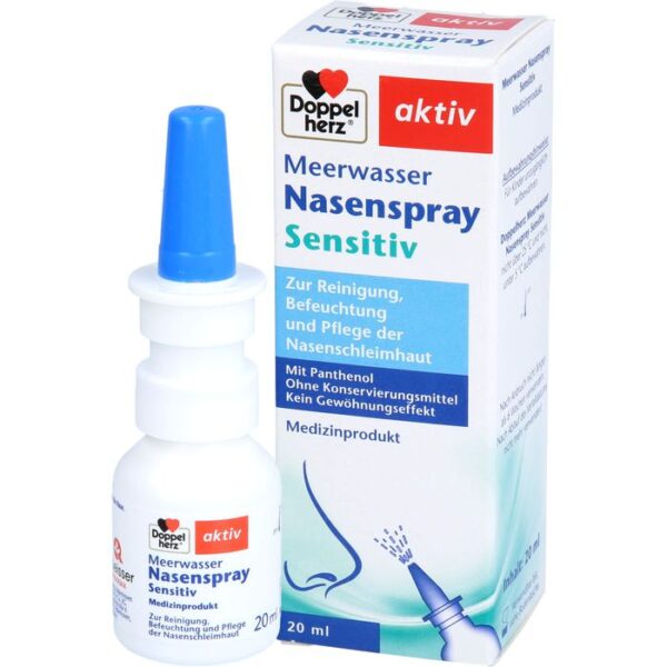 DOPPELHERZ Meerwasser Nasenspray mit Panthenol 20 ml