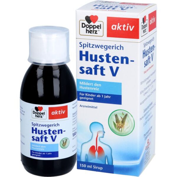 DOPPELHERZ Spitzwegerich Hustensaft V 150 ml