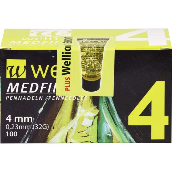 WELLION MEDFINE plus Pen-Nadeln 4 mm 100 St.