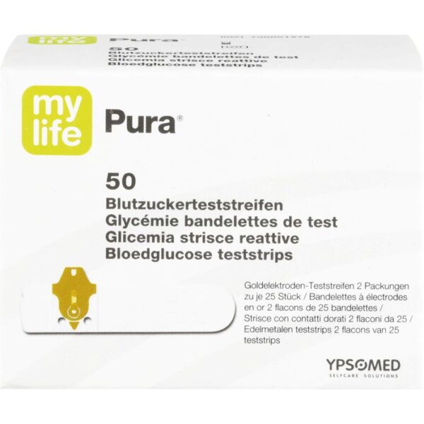 MYLIFE Pura Blutzucker Teststreifen 50 St.