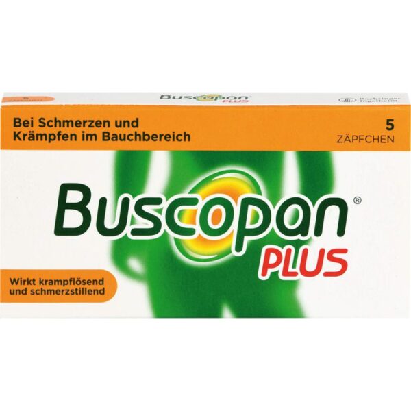 BUSCOPAN plus 10 mg/800 mg Suppositorien 5 St.