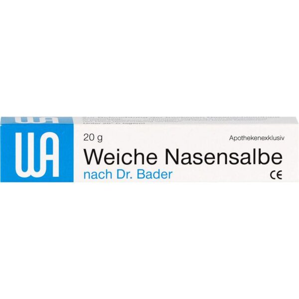 WEICHE NASENSALBE n. Dr. Bader 20 g