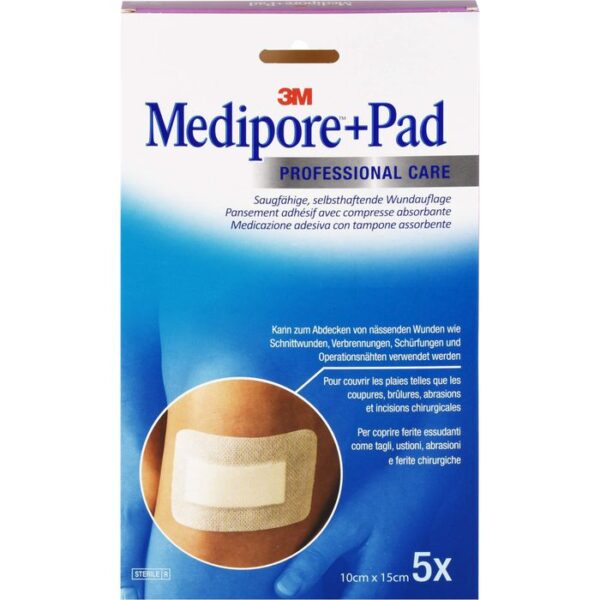 MEDIPORE+Pad 3M 10x15cm 3569NP Pflaster 5 St.