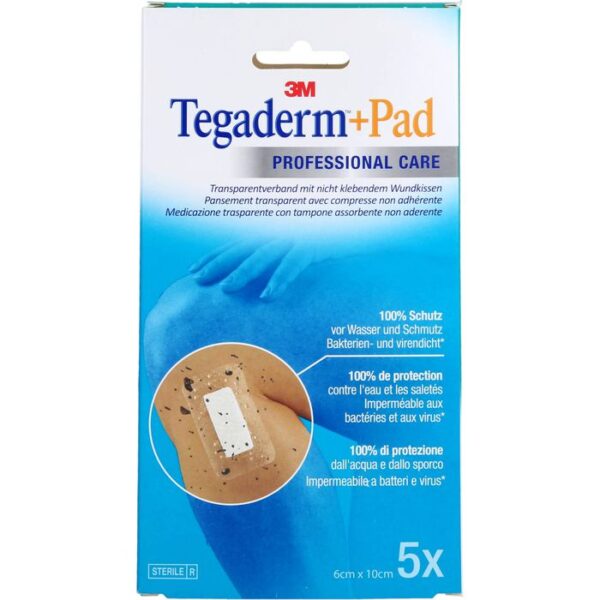 TEGADERM 3M Plus Pad 6x10 cm Fertigverb.3584NP 5 St.