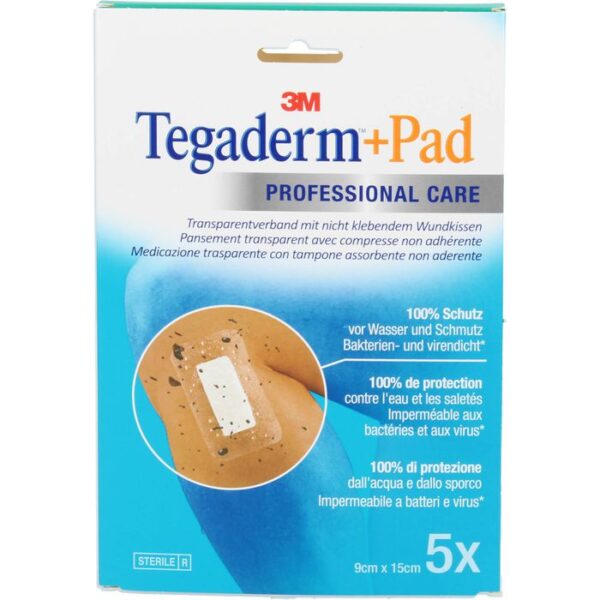 TEGADERM 3M Plus Pad 9x15 cm Fertigverb.3589NP 5 St.