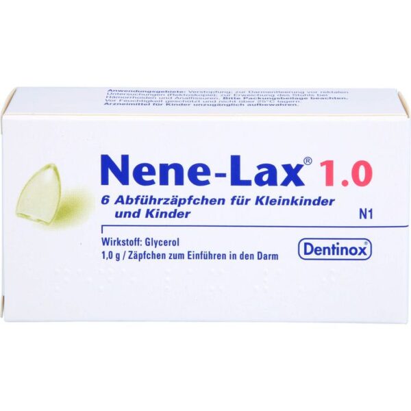 NENE LAX 1,0 Suppos.f.Kleinkdr.u.Kdr. 6 St.