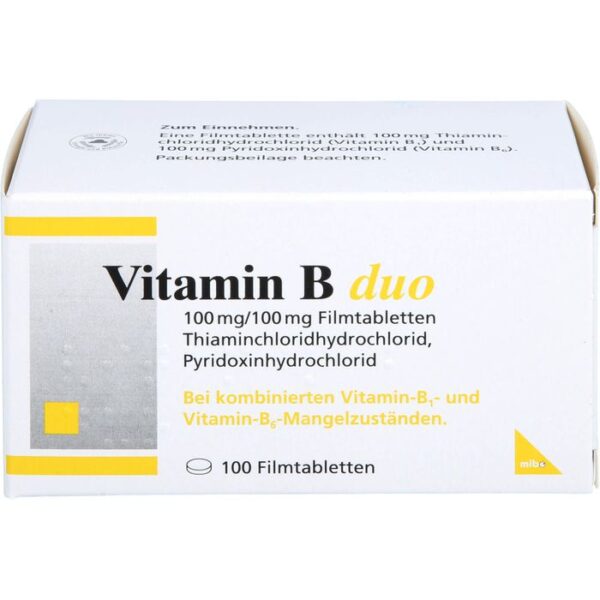 VITAMIN B DUO Filmtabletten 100 St.