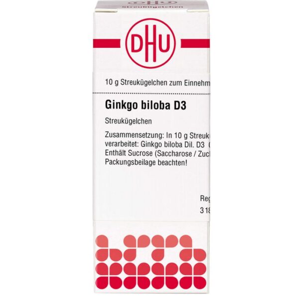 GINKGO BILOBA D 3 Globuli 10 g