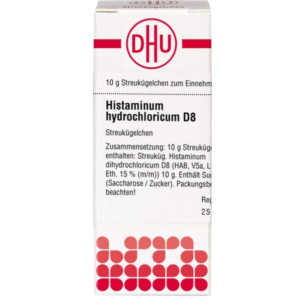 HISTAMINUM hydrochloricum D 8 Globuli 10 g