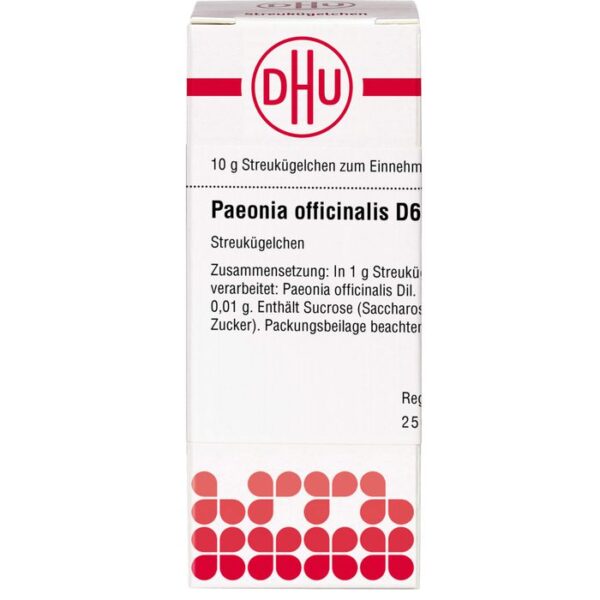 PAEONIA OFFICINALIS D 6 Globuli 10 g