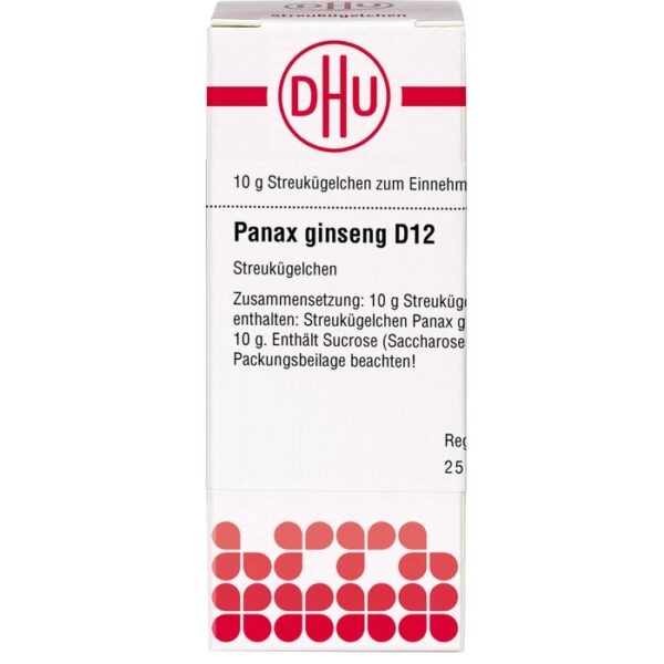 PANAX GINSENG D 12 Globuli 10 g