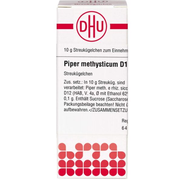 PIPER METHYSTICUM D 12 Globuli 10 g