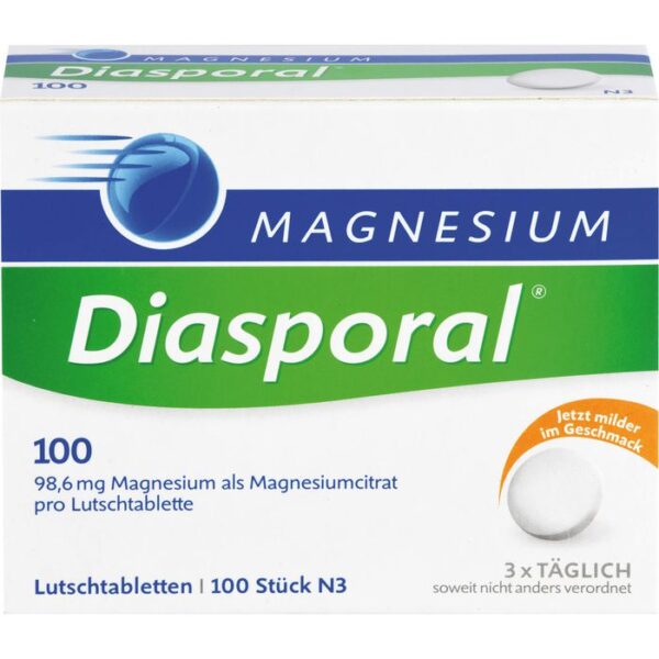 MAGNESIUM DIASPORAL 100 Lutschtabletten 100 St.