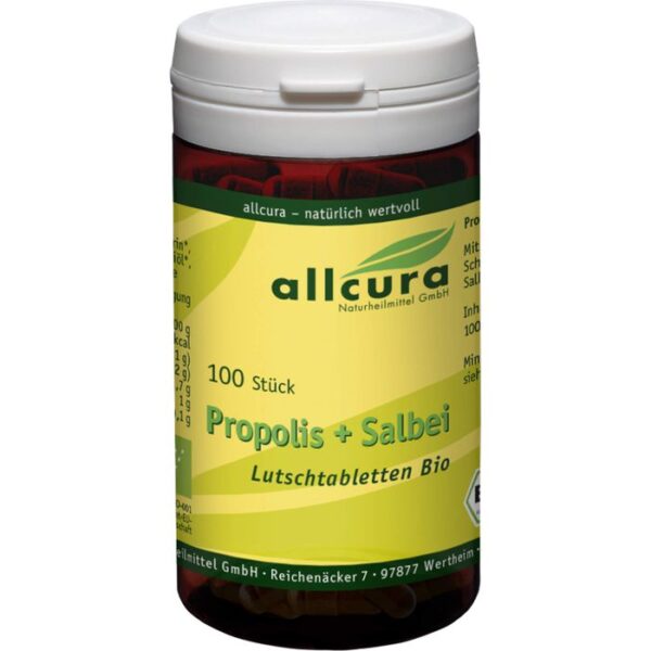 PROPOLIS SALBEI Lutschtabletten Bio 100 St.