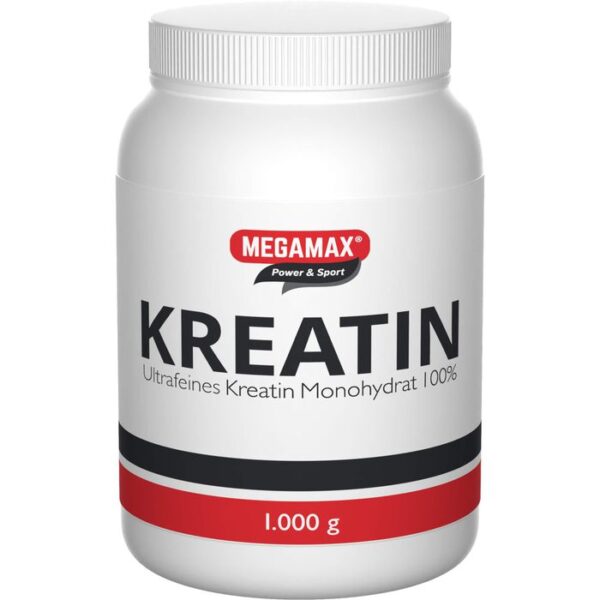 KREATIN MONOHYDRAT 100% Megamax Pulver 1000 g