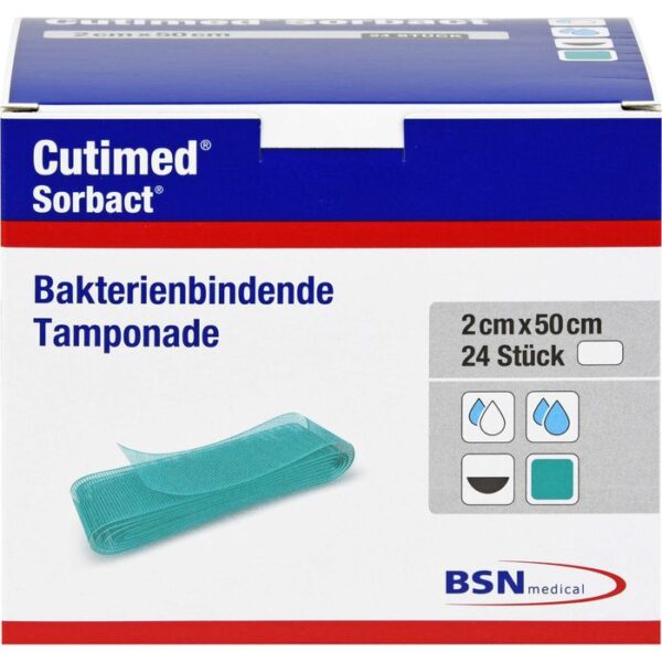 CUTIMED Sorbact Tamponaden 2x50 cm 24 St.