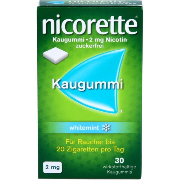 NICORETTE Kaugummi 2 mg whitemint 30 St.