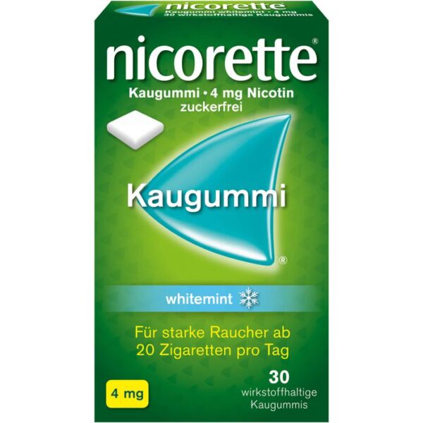 NICORETTE Kaugummi 4 mg whitemint 30 St.