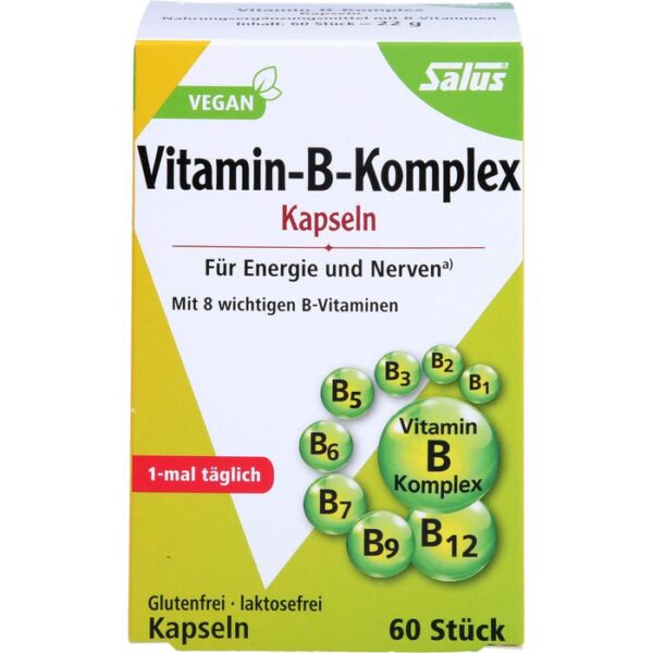 VITAMIN B KOMPLEX vegetabile Kapseln Salus 60 St.