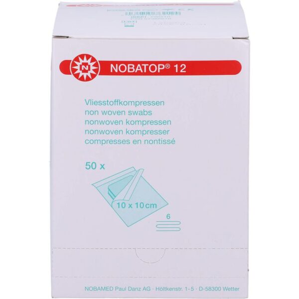 NOBATOP 12 Kompressen 10x10 cm steril 100 St.