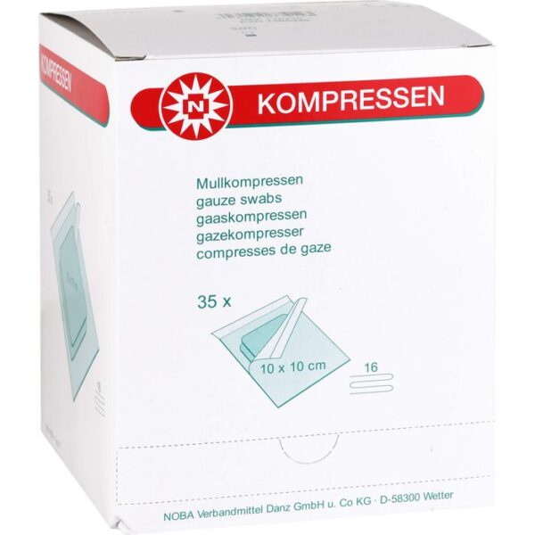 MULLKOMPRESSEN 10x10 cm steril 16fach 70 St.