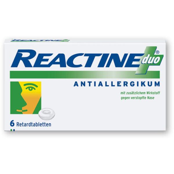 REACTINE duo Retardtabletten 6 St.