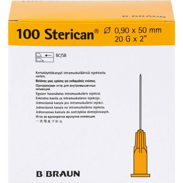 STERICAN Kanülen 20 Gx2 0,9x50 mm 100 St.