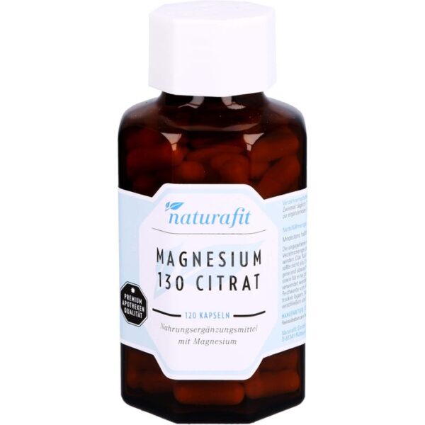 NATURAFIT Magnesium 130 Citr Kapseln 120 St.