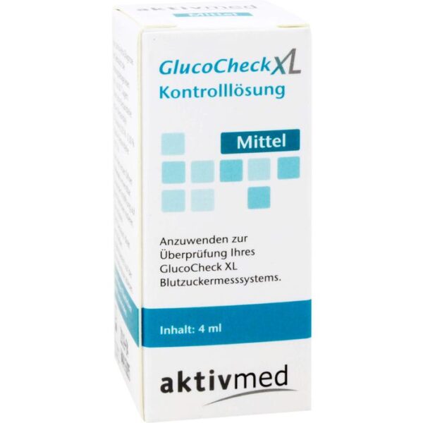 GLUCOCHECK XL Kontrolllösung mittel 4 ml