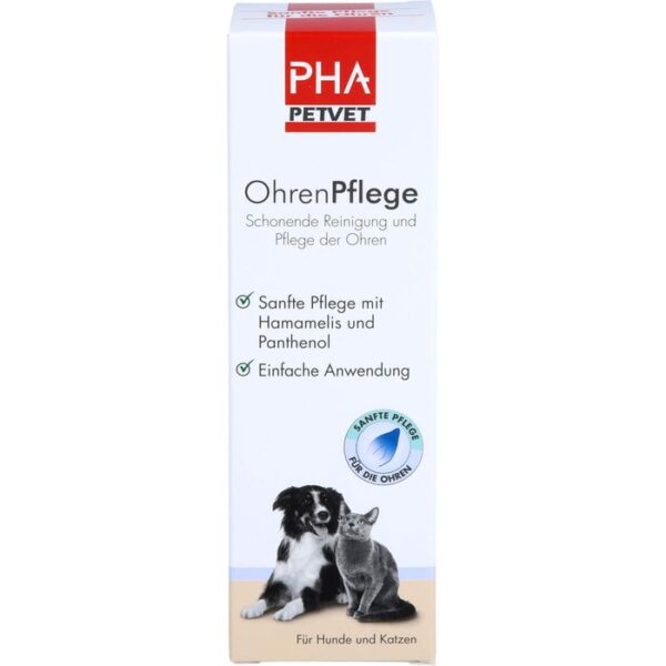 PHA OhrenPflege Tropfen f.Hunde 100 ml