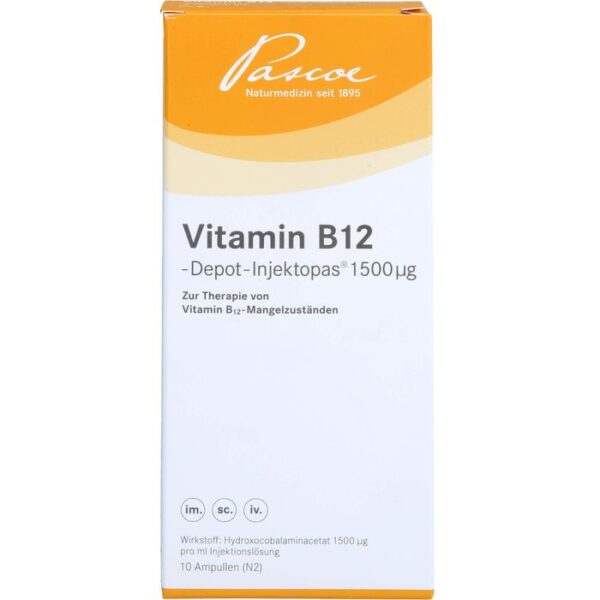 VITAMIN B12 DEPOT Inj. 1500 µg Injektionslösung 10 ml