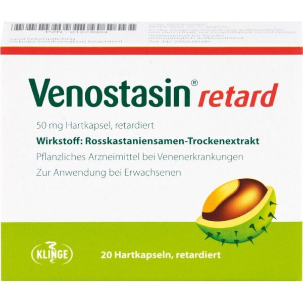 VENOSTASIN retard 50 mg Hartkapsel retardiert 20 St.