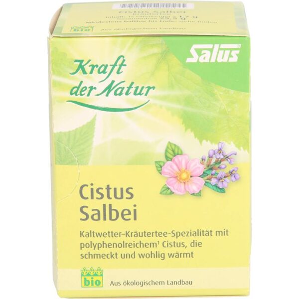 CISTUS SALBEI Kräutertee Kraft d.Natur Salus Fbtl. 15 St.