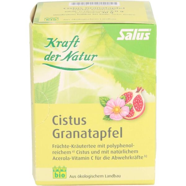 CISTUS GRANATAPFEL Tee Kraft der Natur Salus Fbtl. 15 St.