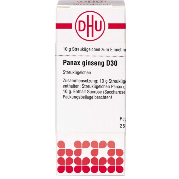 PANAX GINSENG D 30 Globuli 10 g