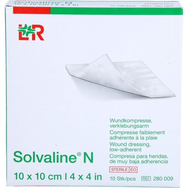 SOLVALINE N Kompressen 10x10 cm steril 10 St.