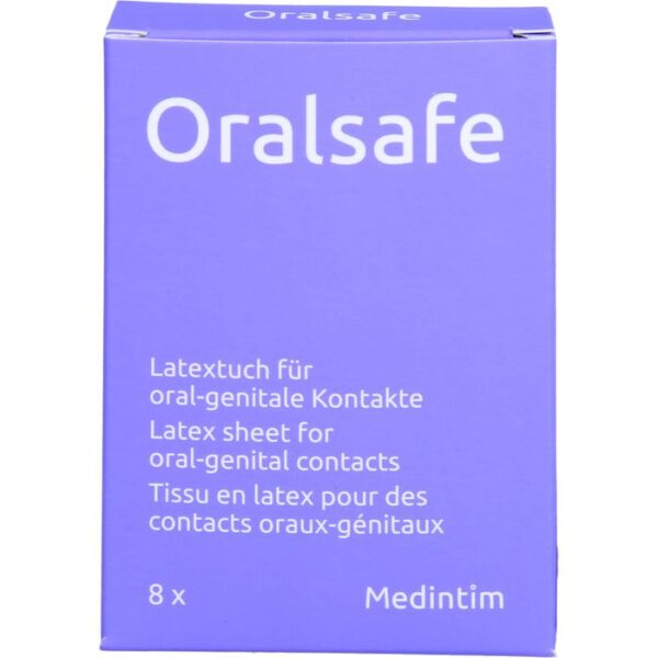 ORAL SAFE Latexschutztuch Erdbeere 8 St.