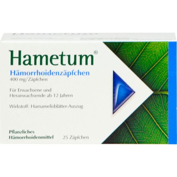 HAMETUM Hämorrhoiden Zäpfchen 25 St.