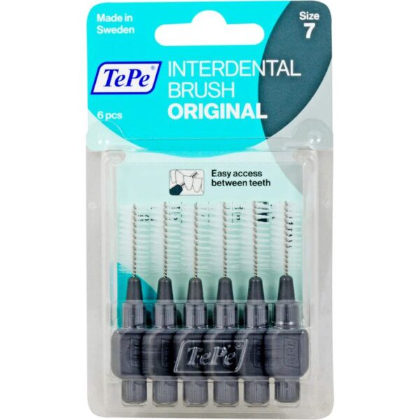 TEPE Interdentalbürste 1,3mm grau 6 St.