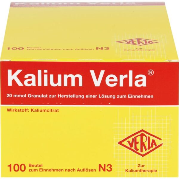 KALIUM VERLA Granulat Btl. 100 St.