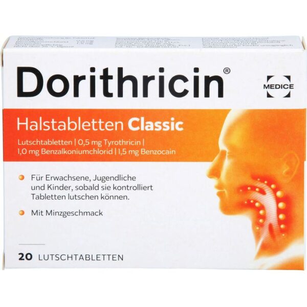 DORITHRICIN Halstabletten Classic 20 St.